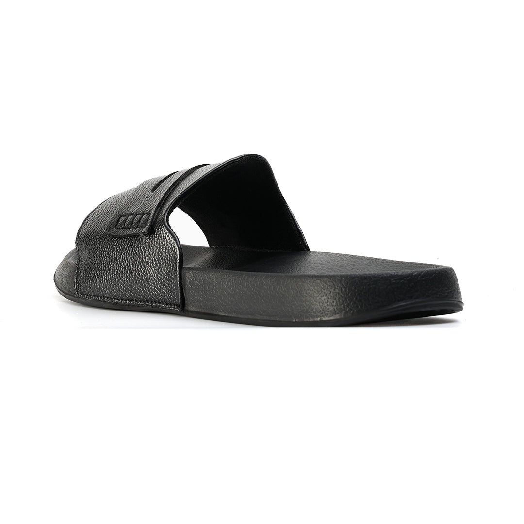 Monkstory Old Money Minimalist Sliders - Black