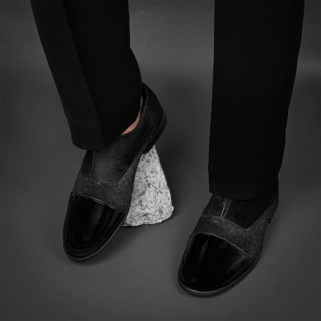 Monkstory Starlit Slip-Ons - Black