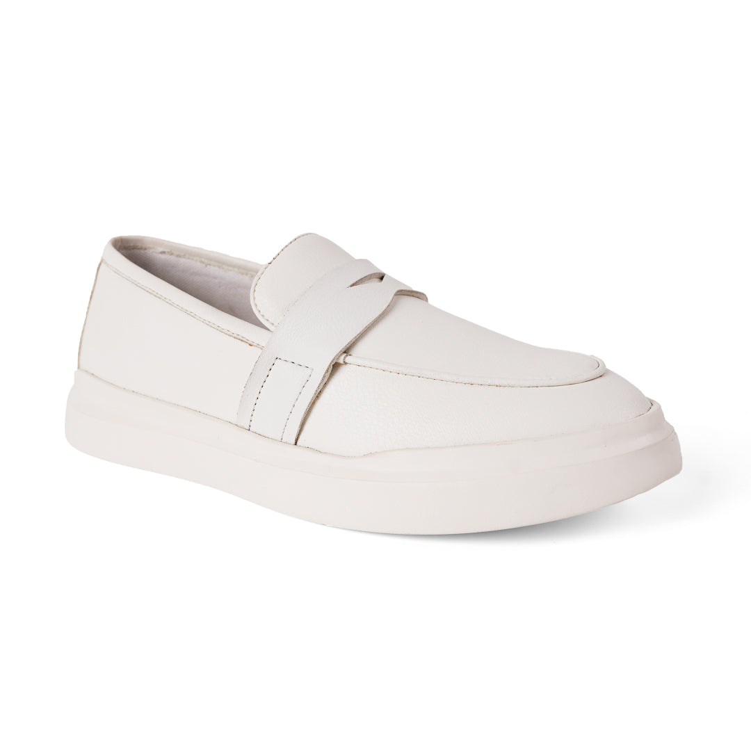 Monkstory Minimal Slip-On Sneakers - White