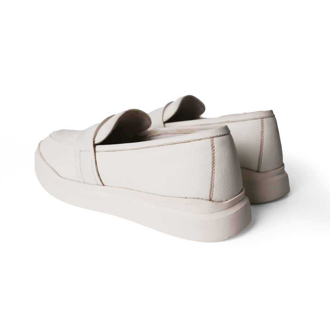 Monkstory Minimal Slip-On Sneakers - White