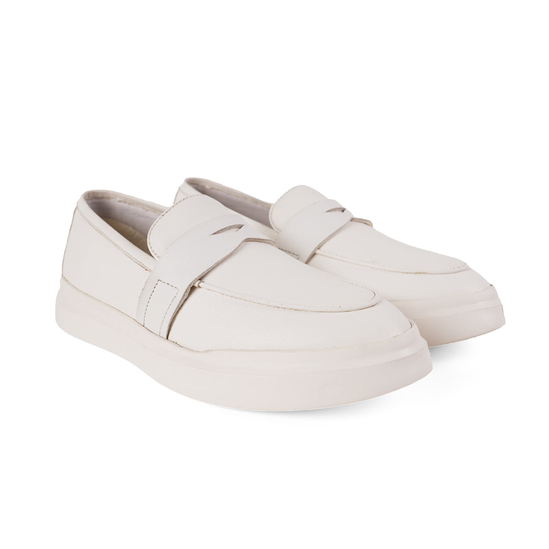 Monkstory Minimal Slip-On Sneakers - White