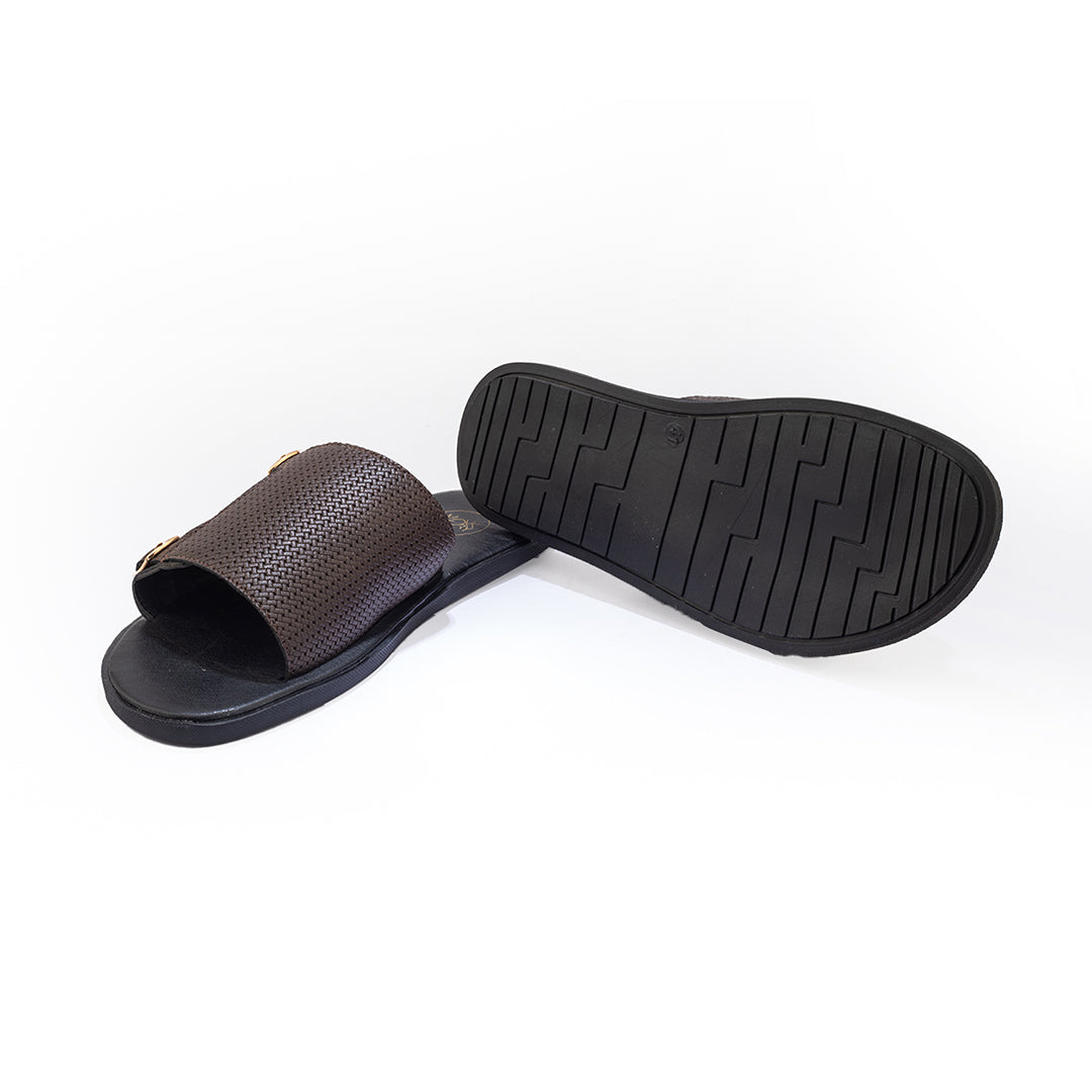 Brown Leather Mens Slippers | MULO shoes | Premium Italian Leather