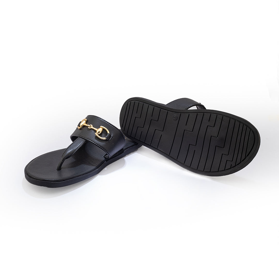 T-Rad Horsebit Sandals - Black