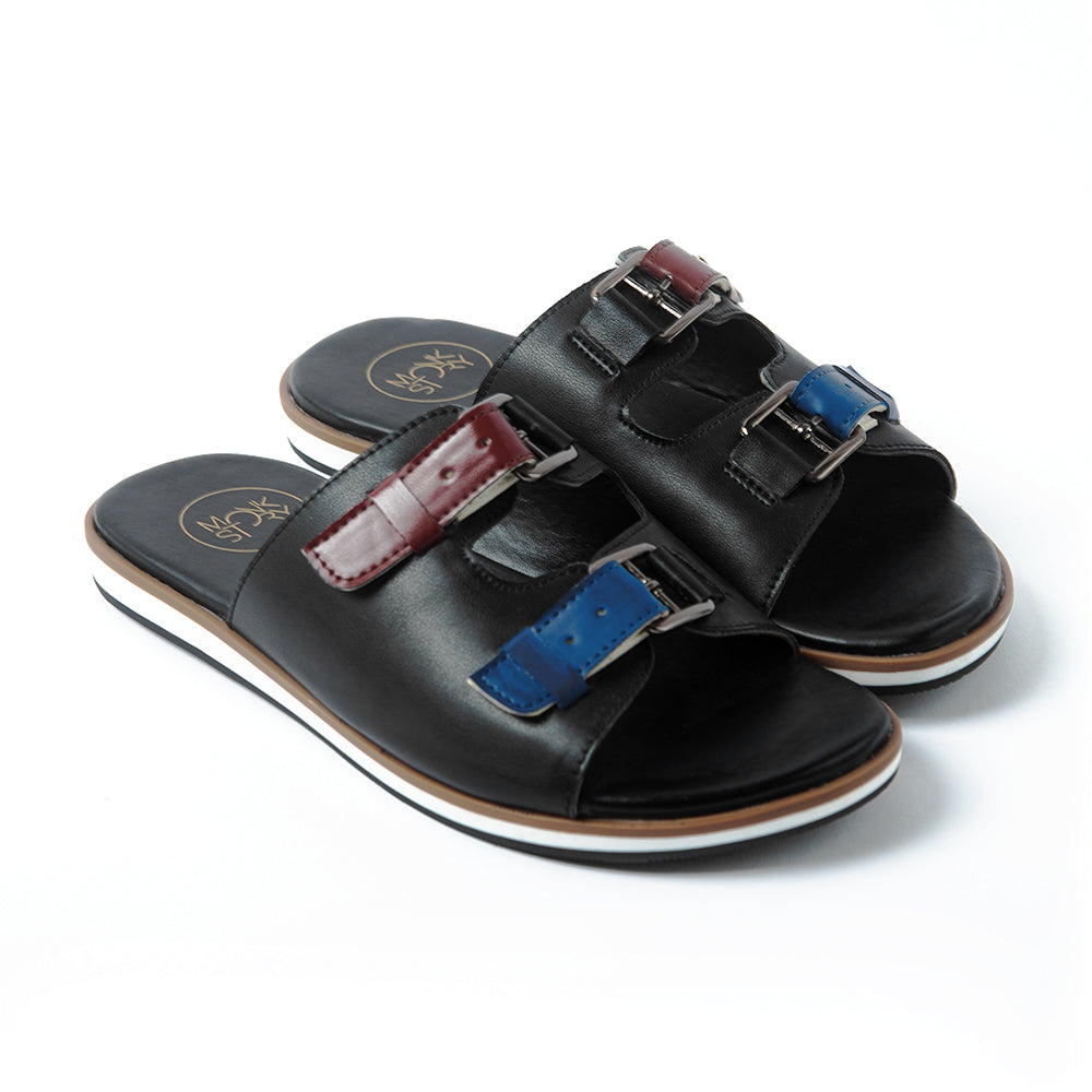 Burgundy color online sandals