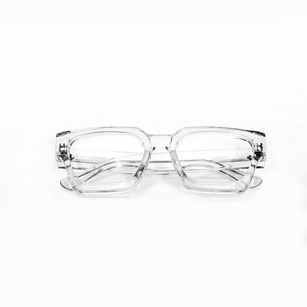 A pair of MonkStory Runway Acetate Unisex sunglasses on a white background, providing UV protection.