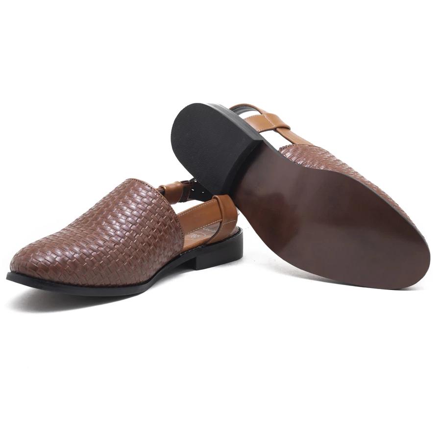 Avola Braided Sandals - Tan