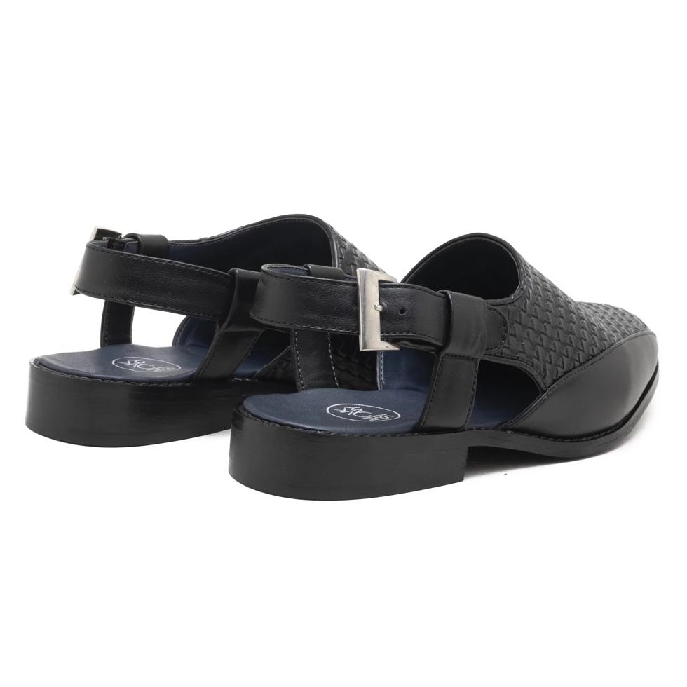 Avola Braided Sandals - Black