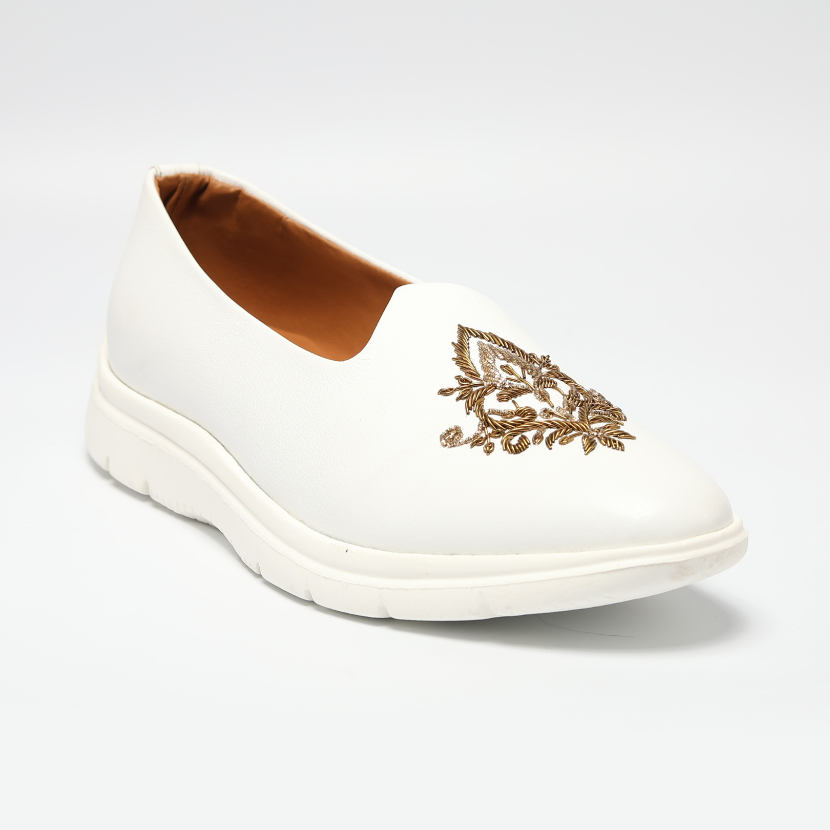 Embroidered sales slip ons