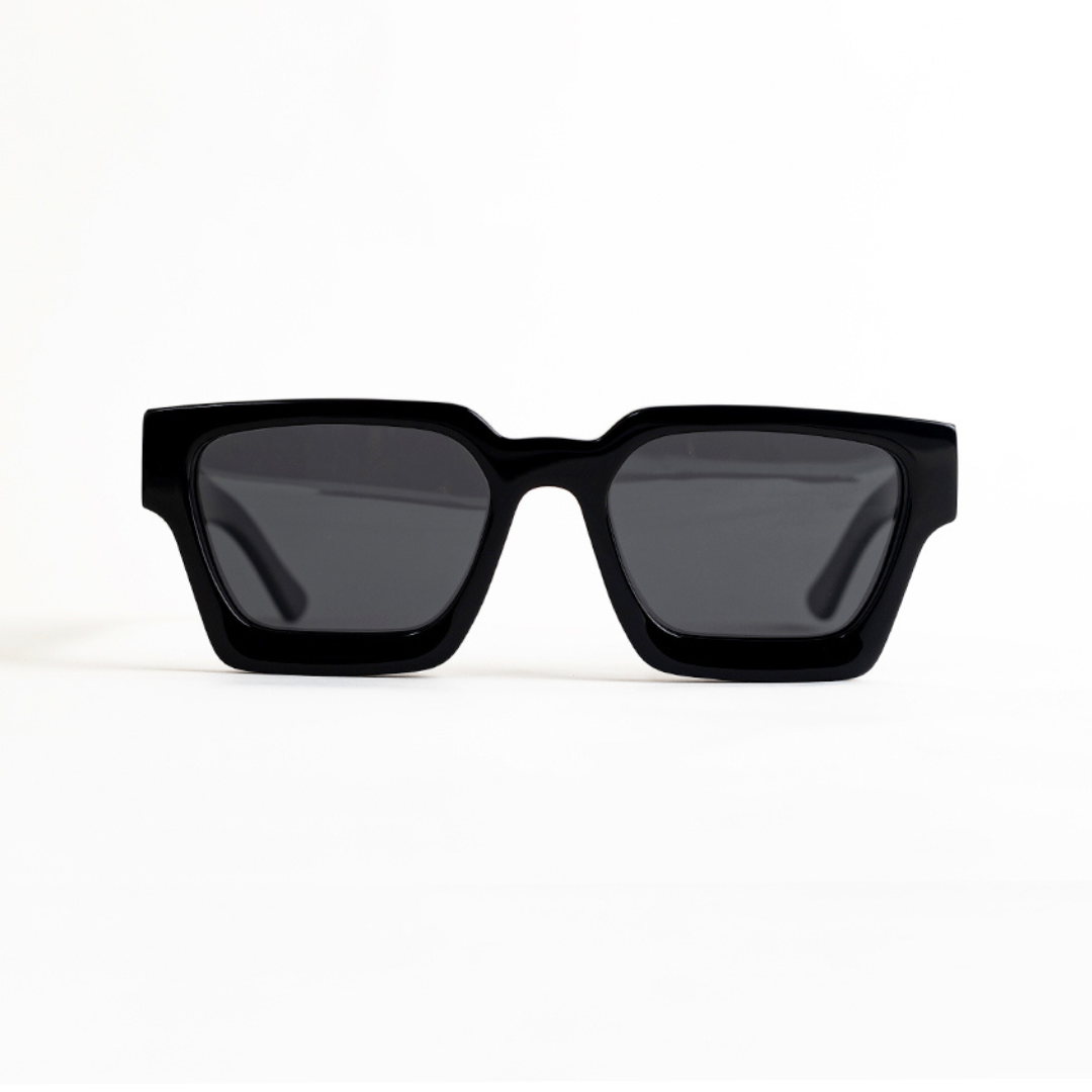 MonkStory Runway Acetate Unisex sunglasses on a white background.