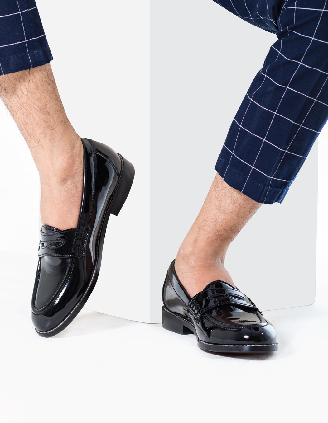 Boise Penny Loafers - Glossy Black