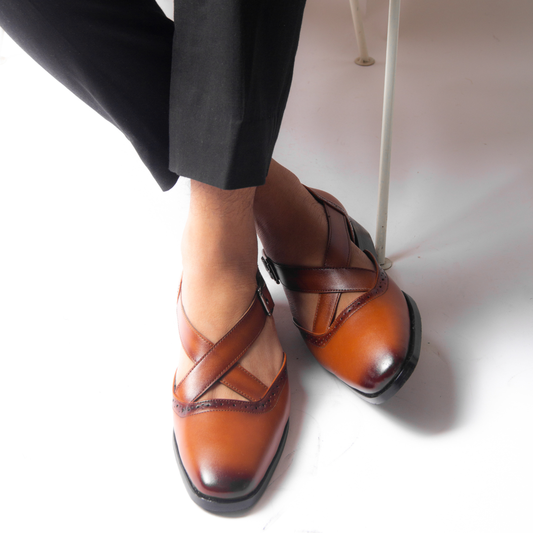 Buy Harper Woods Black Leather Peshawari Sandals at Pernia'sPopUpShopMen  2024