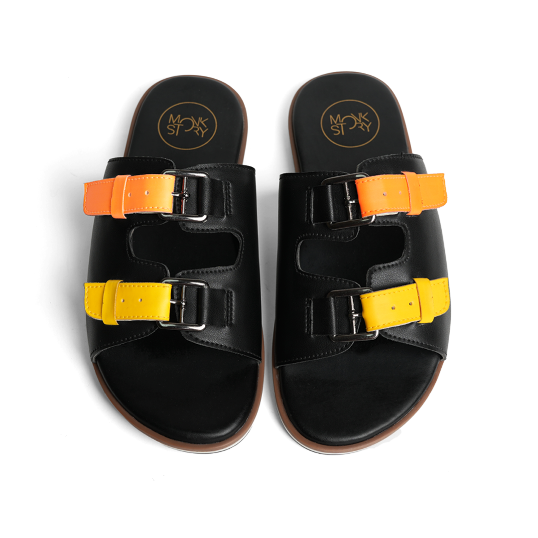 Drift Slide Sandals - Pop Yellow/Orange